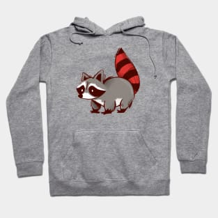 Cute Raccoon Drawing Hoodie